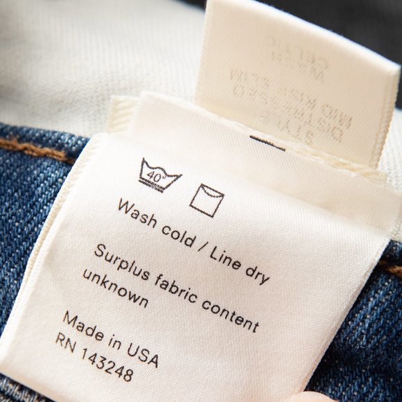 Reformation Winona Jeans Slim Cigarette Mid Rise Denim Distressed Blue Size 25 - Picture 5 of 8